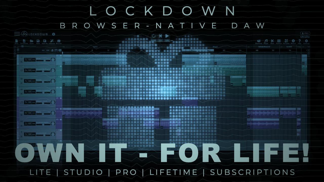 Banner Logo - Lockdown Composer - Electronic Music Production Studio