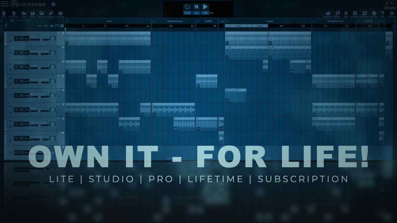 Banner Logo - Lockdown Composer - Electronic Music Production Studio